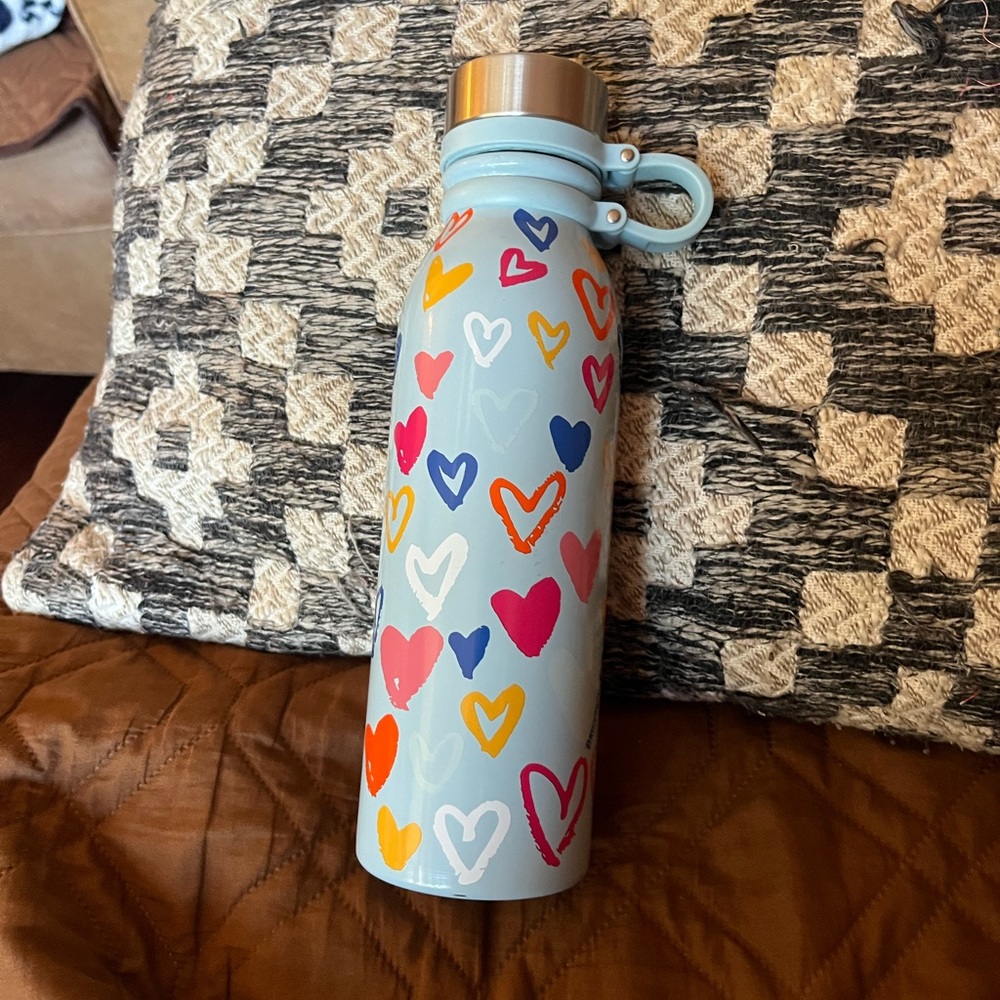 New Brighton Multicolor Heart Water Bottle